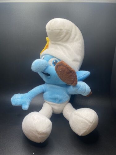 VANITY Smurf Stuffed Plush Figure Doll The Smurfs Movie Plush toy 14" tall - Picture 1 of 4
