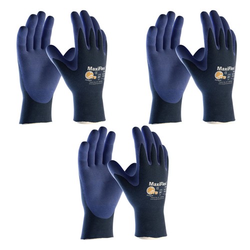 3 Pack MaxiFlex® Elite 34274 Nitrile Grip Gloves Sizes XSXXL eBay