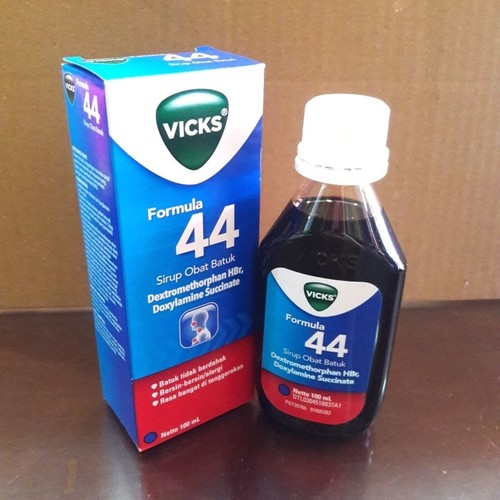 4 Pcs 100ml VICKS FORMULA 44 Fast Relief for Cough Chest Congestion