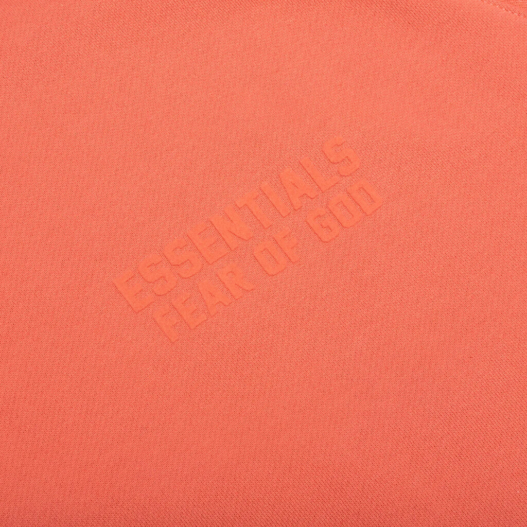ESSENTIALS ロコフリントスウェットシャツ 192SU222042FM CORAL Fear Of God Essentials Crewneck Coral (192SU222042F) Men's