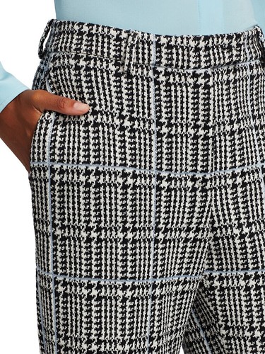 Pantaloni a quadri in maglia di lana collezione St John NUOVI - 4 - Foto 2 di 7