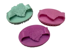 Scruff-A-Luvs Replacement Brushes Purple Pink Teal X3