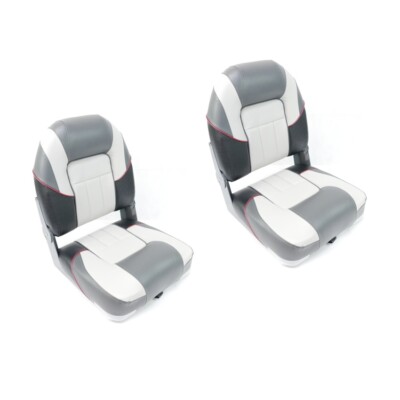 2 x Premium Centurion Bootssitze - Grau/Anthrazit Style von MiDMarine