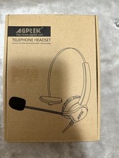 AGPtek Hands-free Call Center Noise Cancelling Corded binaural Headset Headphone