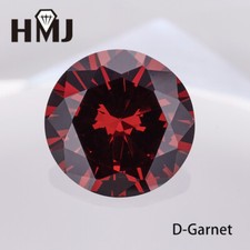 0.8~15mm 300pcs Garnet Red Loose Cubic Zirconia Round AAAAA CZ Stone Gemstone