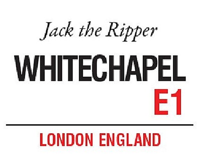 Whitechapel London Jack The Ripper small steel sign 200mm x 150mm (og ...