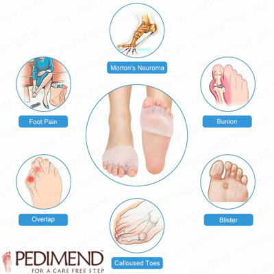 Target Metatarsal Gel Pads ZenToes Antimicrobial Gel Pads For Ball