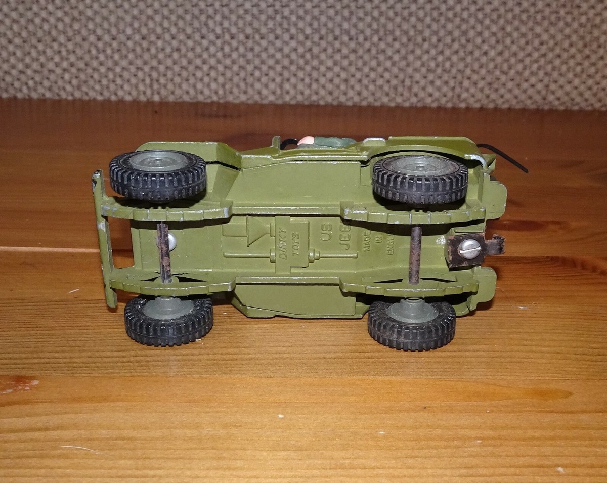 Vintage Original Dinky 612 Commando Jeep Complete With