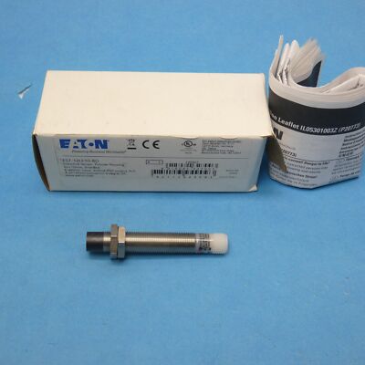 Eaton E57-12LE10-BD Inductive Proximity Sensor M12 NPN NO 6-48 VDC QD