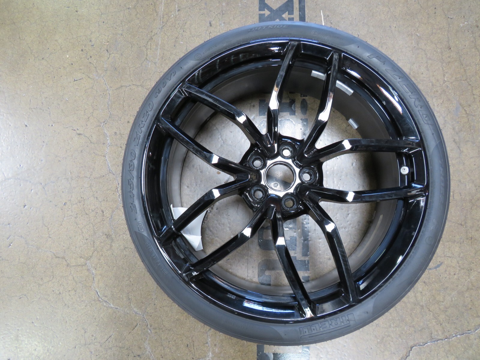 Lamborghini Huracan, LP610, Front Mimas Wheel, Gloss Black, Used, 4T0601017P