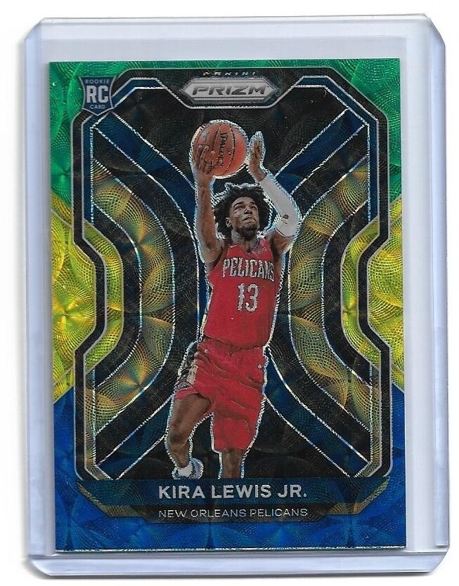 Kira Lewis Jr.  SP RC ▪ 2020-21 Prizm  Choice  BLUE YELLOW GREEN #272   Rookie