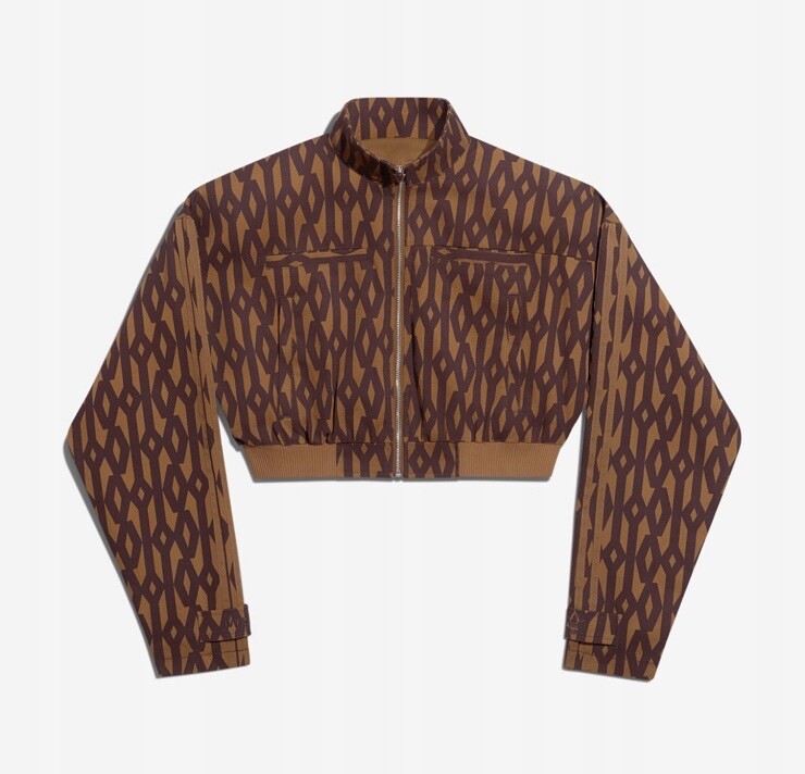 NEW Adidas X Ivy Park Beyonce Cropped Full Zip Monogram