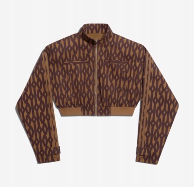 NEW Adidas X Ivy Park Beyonce Cropped Full Zip Monogram