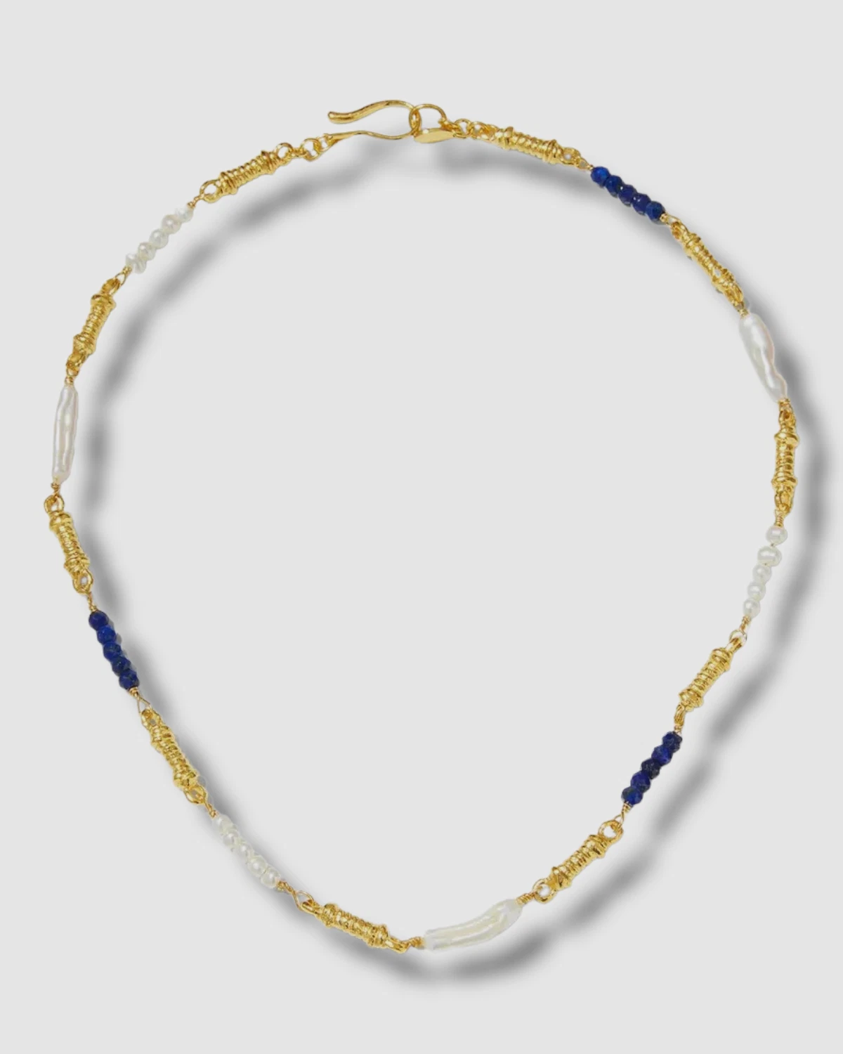 1 Pamela Love Women's 14k G Plated Clara Pearl Collar Necklace