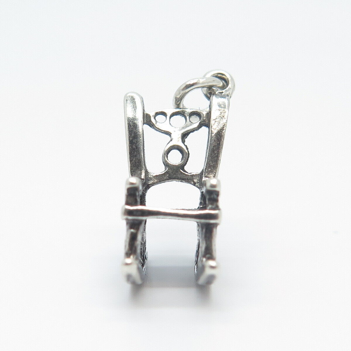 925 Sterling Silver Vintage Rocking Chair Charm P… - image 7