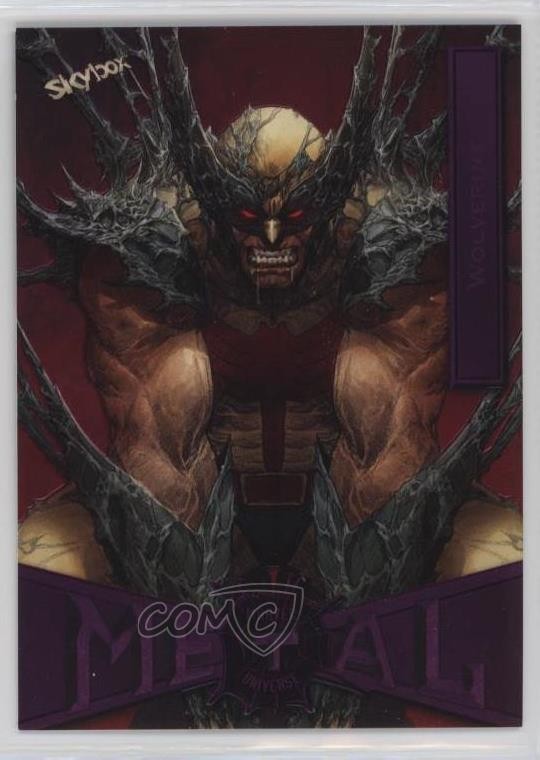 2022 Marvel Metal Universe Spider-Man Pink Light FX 8/75 Wolverine #100 0cd1