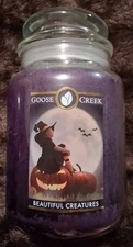 Goose Creek BEAUTIFUL CREATURES 24 Oz 2 Wick Halloween Candle