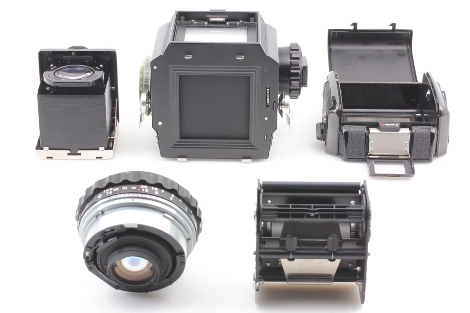 [Excelente como nuevo con capucha] Zenza Bronica S2 S2a negro tardío P 75 mm f2,8 de JAPÓN Foto 4 de 4