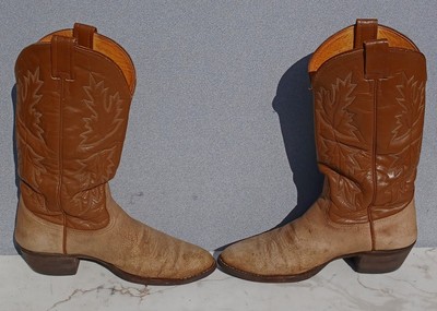 **Nocona** Vintage Cape Buffalo - Men's Size 8D - Style D417C - Very Nice Boots!