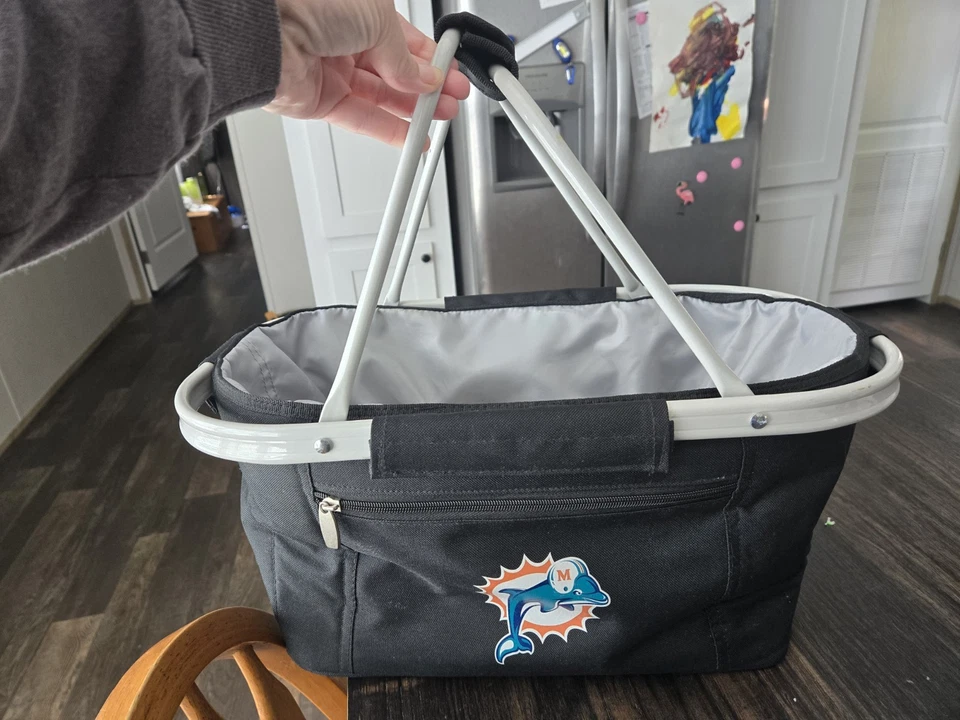 Miami Dolphins Picnic Time Insulated Cooler Bag - Image 2 of 4