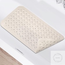 Non Slip Shower Mats for Inside Shower 15 X 27.5 Inch, Tpe Bathtub Mat Non-slip,
