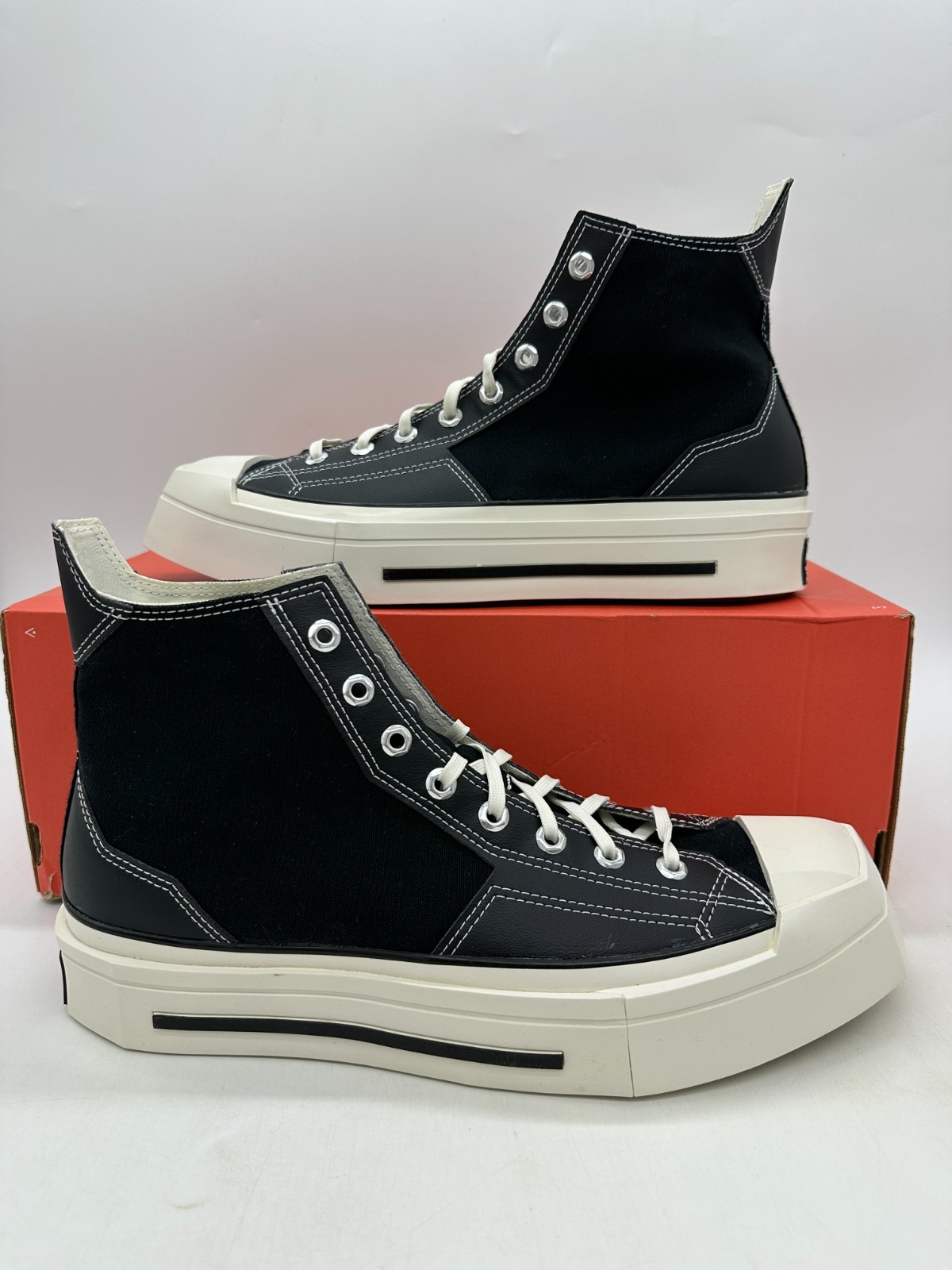 Converse Chuck 70 De Luxe Squared Men's Size 13 Black Athletic Shoes A06435C