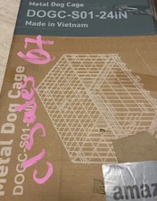 Heavy Duty Indestructible Dog Crate Cage for Large Medium High Anxiety Dogs