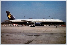 Caledonian Airways Boeing 757-236 G-BMRJ vintage Postcard