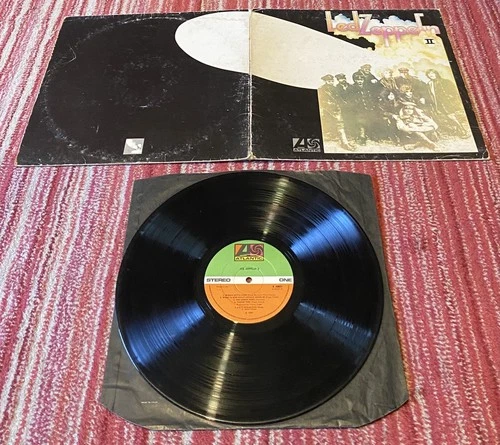 LED ZEPPELIN II LP, 1st UK Re-Issue Atlantic K40037 A1/B3. Vinyl VG+ Rock 1970’s
