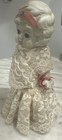 1920's VINTAGE BISQUE FLAPPER KEWPIE OR PENNY  8” DOLL LACE DRESS MADE IN JAPAN — photo 4