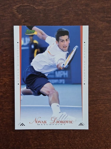 2008 Ace Authentic Matchpoint  Novak Djokovic #3 Silver 