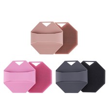 5 "Black" silicone body scrubbers