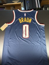 Christian Braun Autographed Denver Nuggets Jersey Signed NBA Hot Beckett Coa