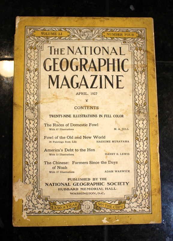 National Geographic Magazine April 1927