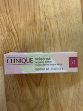 New Clinique Pop Lip Colour Primer Lipstick 02 Bare Pop Full Size