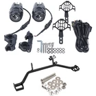 Complete LED Auxiliary Spot Fog Light Assembly Kit Yamaha Tracer 9 GT 2021-2024