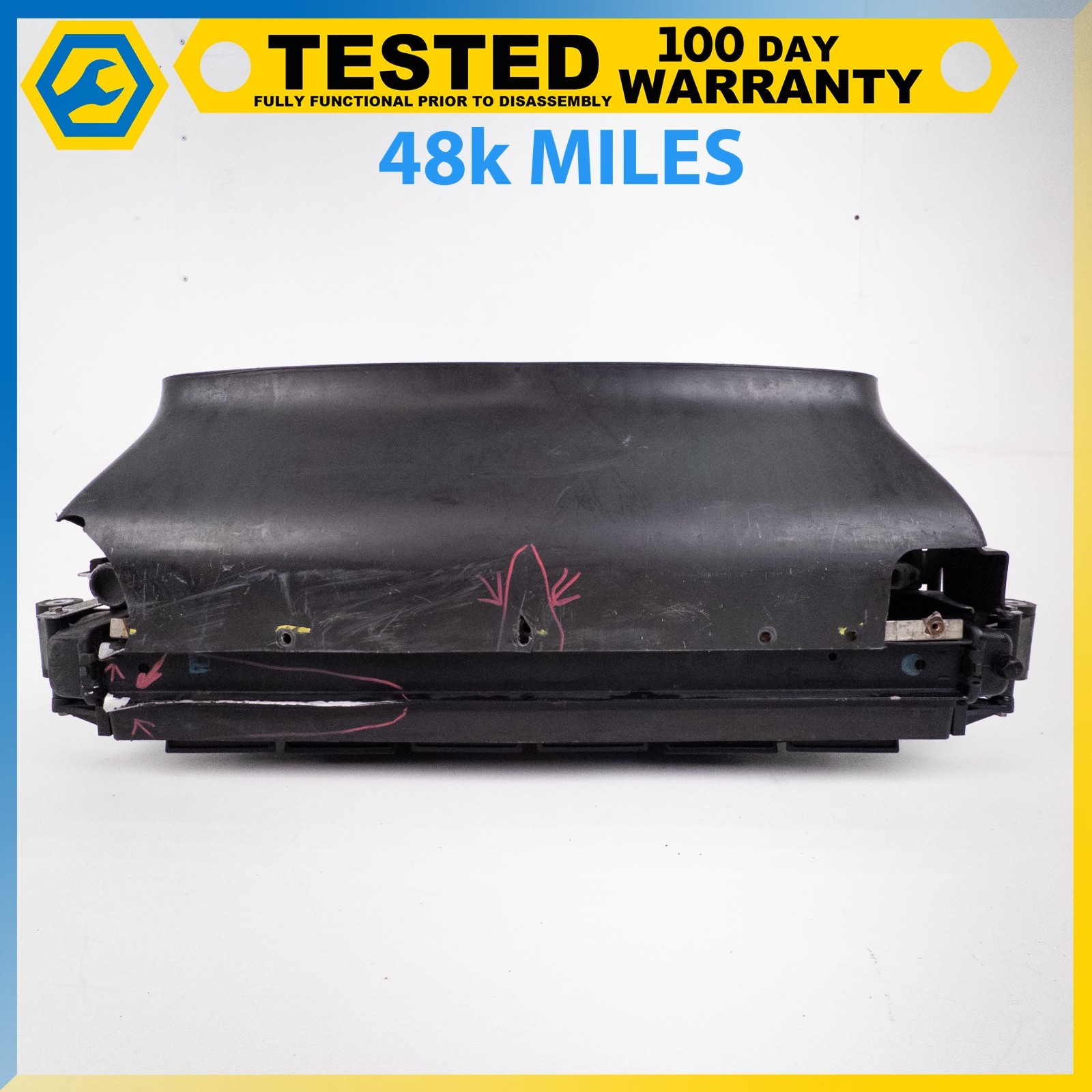 08-16 MASERATI GRANTURISMO 4.2L WATER COOLING RADIATOR W/FAN & DUCT ASSEMBLY OEM