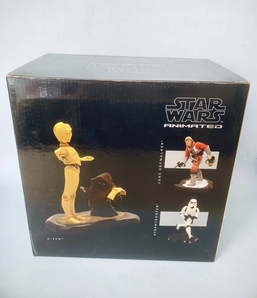 GENTLE GIGANTE STAR WARS ANIMADA MARQUETA C-3PO, Jawa #4065 Excelente Estado Foto 3 de 4