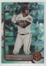 2022 Bowman Sapphire Edition Chrome Prospects Aqua 16/55 Ricardo Genoves 0fo5