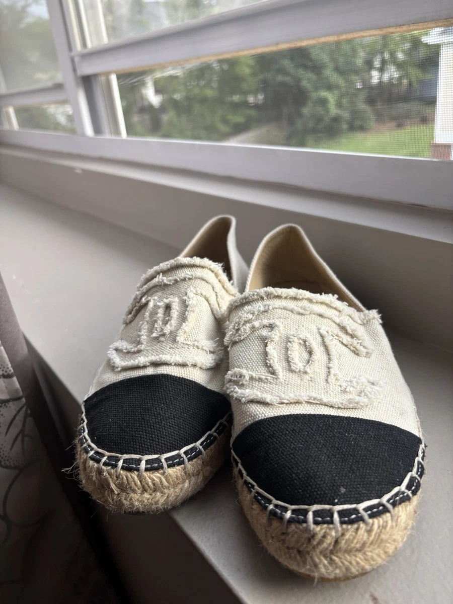 chanel canvas espadrilles products for sale | eBay