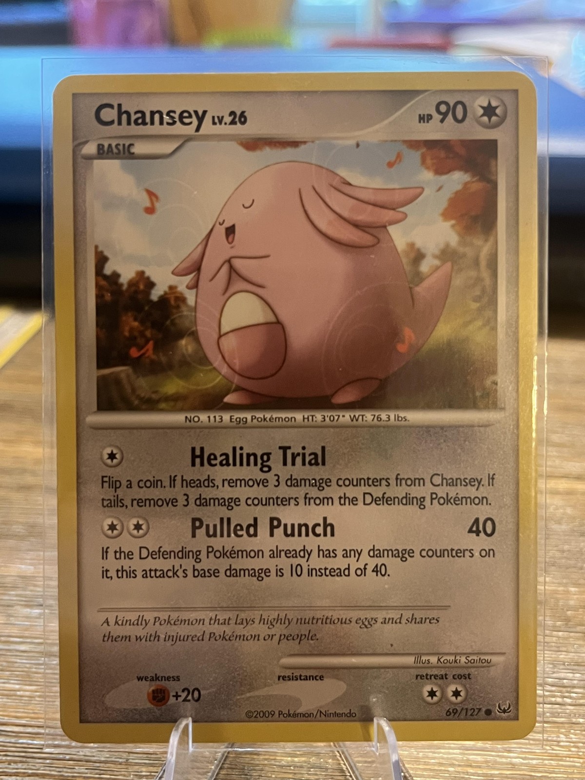 Pokemon TCG Chansey 69/127 Colorless HP90 Moderately Played Card English