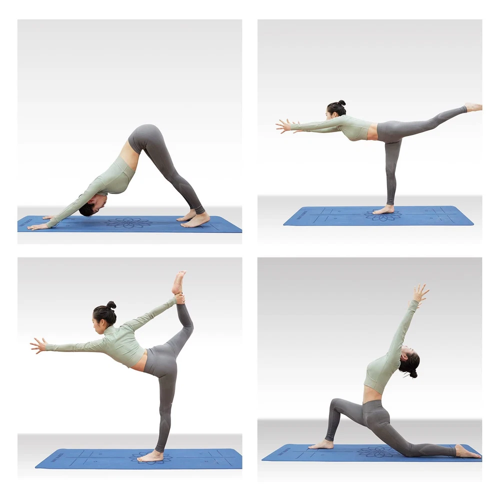 1/4" Thick Non-Slip Anti-Tear Eco-Friendly High-Density TPE Yoga Mat