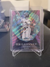 2022 Panini Prizm Draft Picks - Brilliance Zach Neto #BR-ZN Purple Wave Prizm...