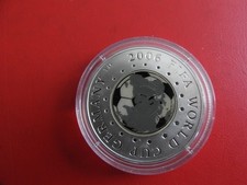 * Wei&szlig;russland 20 Rubel 2005 Silber PP * Fu&szlig;ball WM 2006 (Schub18)