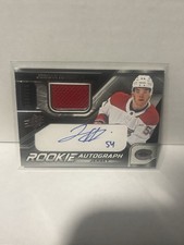 2022-23 UD SPx Rookie Auto Jersey Jordan Harris /375 Canadiens Card# JH. rookie card picture