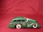 Vintage 1930's Marx-Green Tricky Taxi-Tin Friction Toy