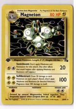 Magneton [1st Edition] #26 Prices | Pokemon Fossil | Pokemon Cards