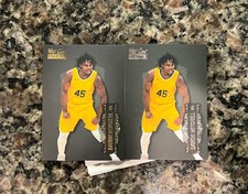 2022 Wild Card Matte #LBC-5 Davion Mitchell Black Sacramento Kings LOT OF 2