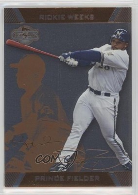 2007 Topps Co-Signers Silver Bronze 121/150 Rickie Weeks Prince Fielder #40 1e15