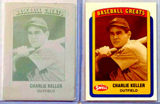 1/1 CHARLIE KELLER 1990 SWELL BASEBALL GREATS PRINTING PLATE NY NEW YORK YANKEES
